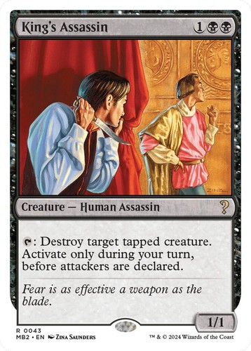 King assassin - king's, (white
