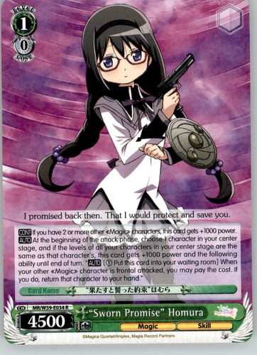 Sworn promise homura - "sworn, magia